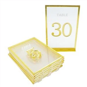 Gold Table Numbers