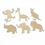 Laser Cut Wooden Animal Shapes